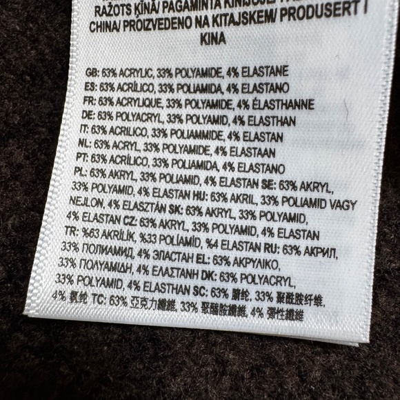 Van's Men's Cardigan - Size Medium - Brown and Tan Houndstooth - Picture 6 of 6